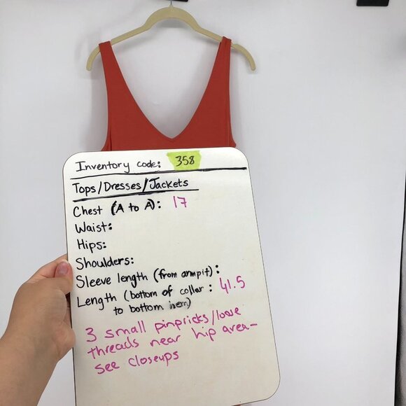 Knix orange Modal V-Neck Sleeveless Flowy Midi Dress in Sunset size M - Picture 8 of 9